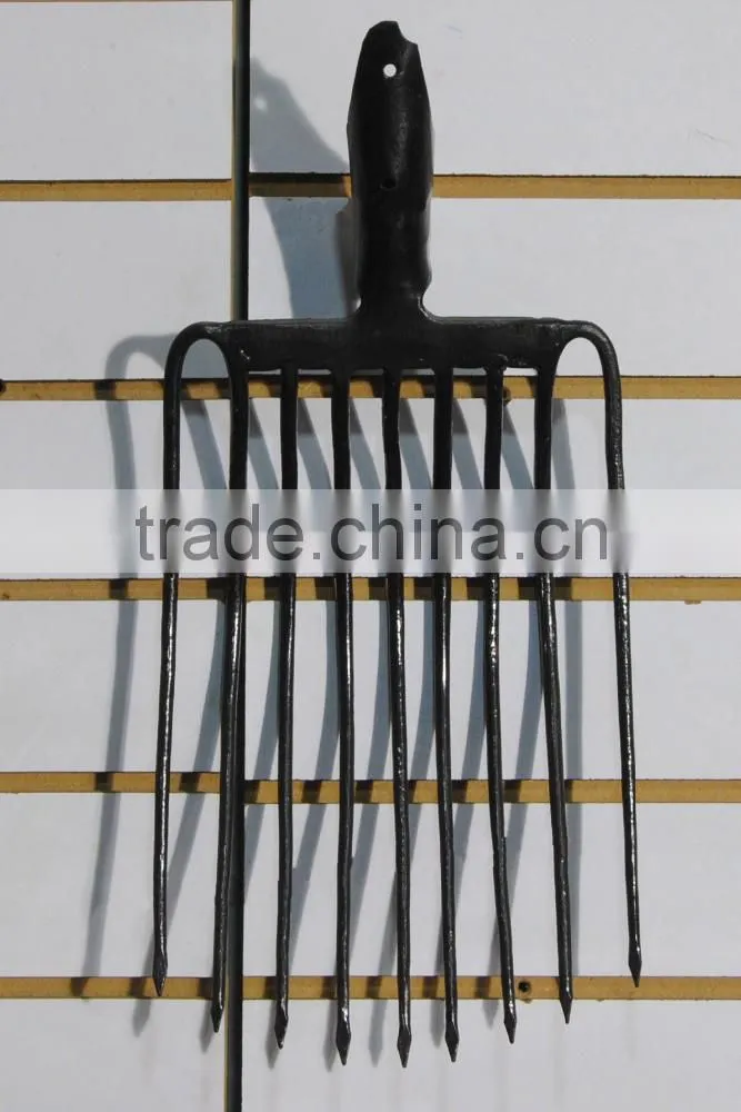 F109&F107&F115KH Steel Material Varnish&Golden&Blue Paint Sprayed Farming Tools&Garden Tools Fork