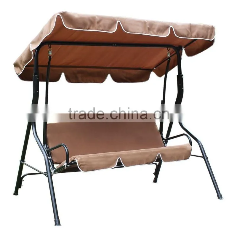 Customized garden swing chair outdoor beige chair for leisure for hot sale