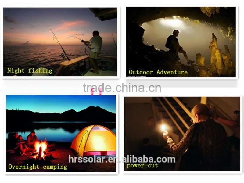 2015 New design solar rechargable led lamp with OEM & ODM
