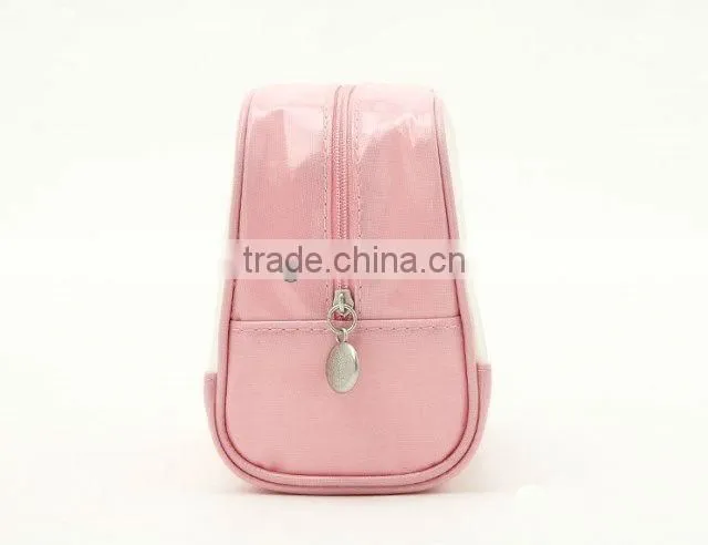 Zipper PVC Cosmetic Bag for Lady
