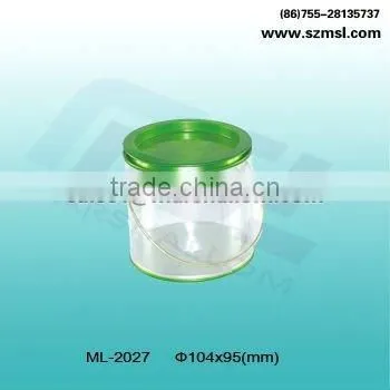 PET/PVC window tin bucket