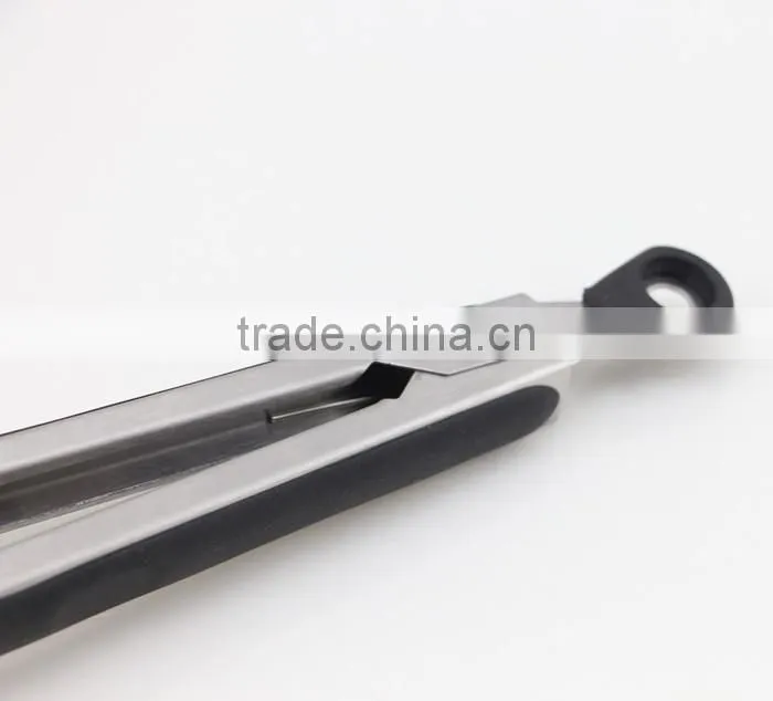 best selling 9 inches silicone food service tong