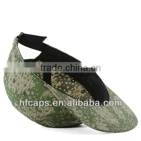 2013 spring green flat bill plain camo custom made 5 panel cap