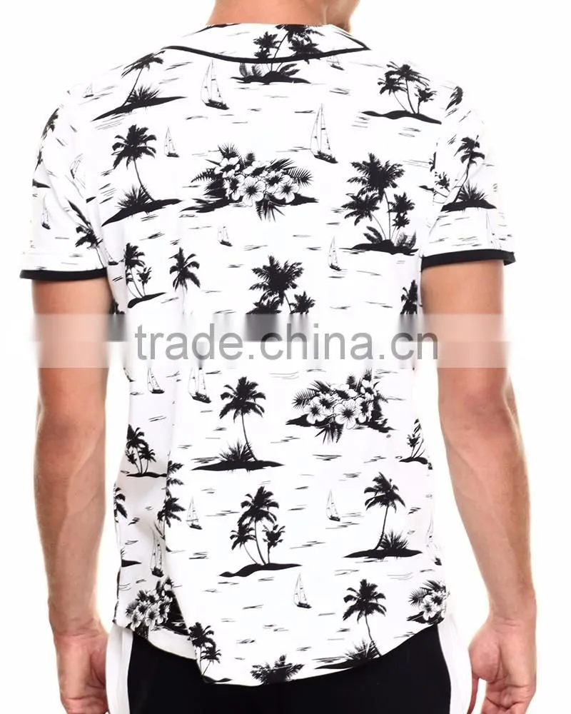 fashion mens custom sublimation camo baseball jerseys