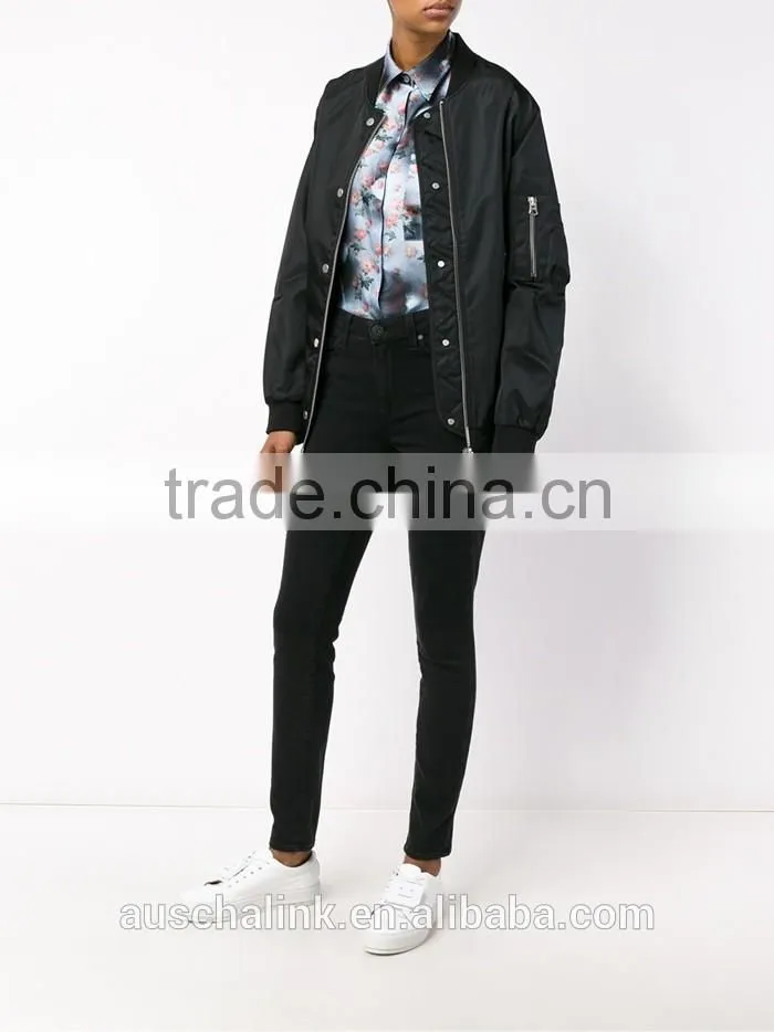 2016 best selling full floral print shirt for women OEM service