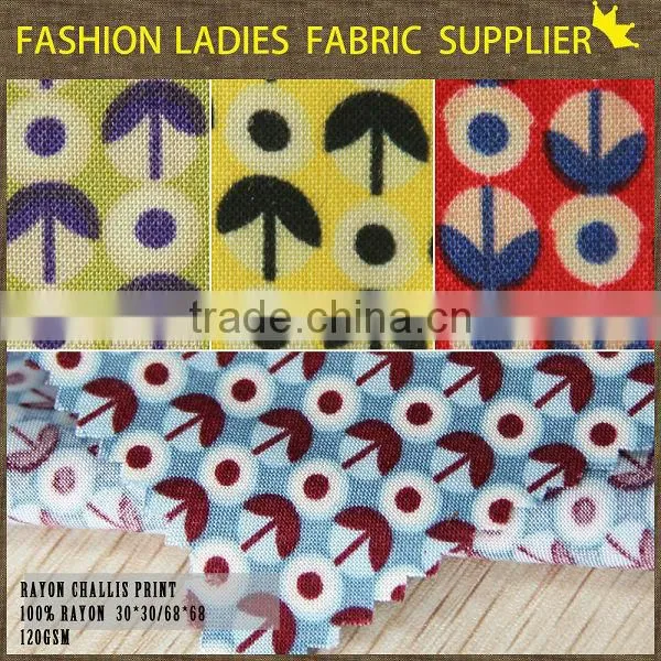shaoxing cichengtex printed rayon fabric and wholesale 100% rayon fabric