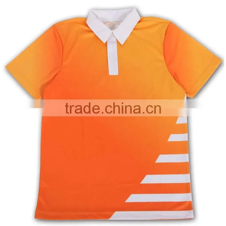 High quality 100% polyester mens polo shirt