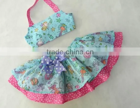 Brother and sister swimwear set summer beach wear cover up print fabric pattern choose