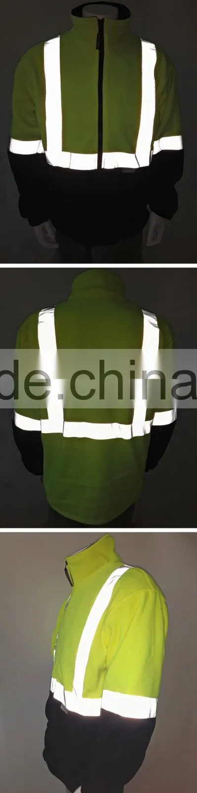 Contrast safety sweatshirt with 3M reflective tape without hood for Australia