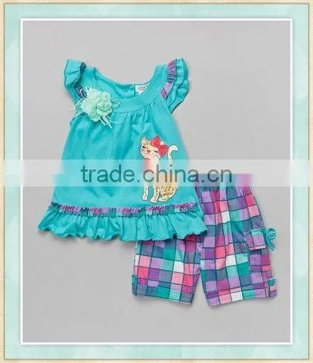 wholesale children clothing children's the valentine's day small fly sleeve dress