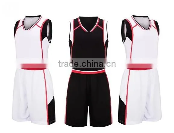 2017 customized new design basketball uniform men's sleeveless reversible cheap basketball jersey