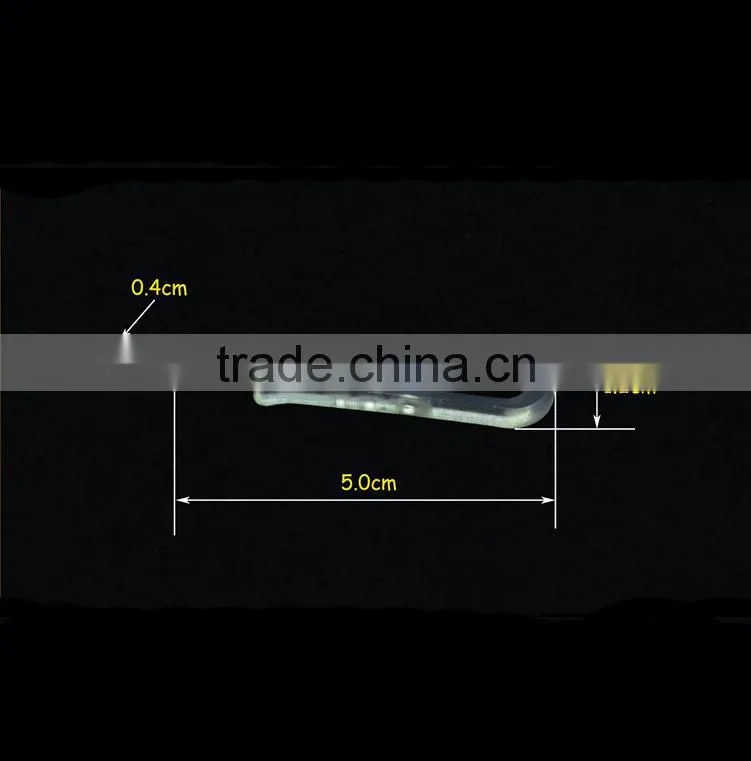5cm Transparent Large Plastic Clips for Cloths Packaging