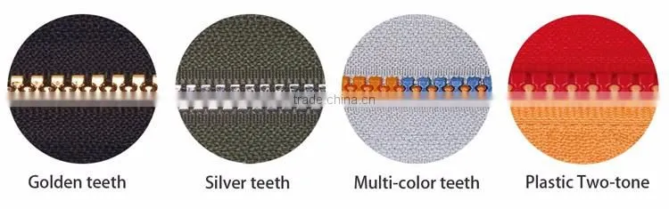5# O/E Thin-teeth Plastic Molded Zipper or Zips