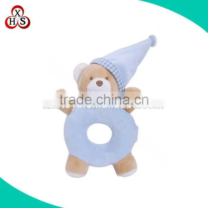 Factory Price Plush Baby Rattle Toy With High Quality