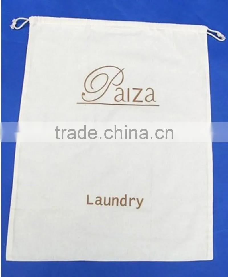 Eco-friendly Folding Cotton Hotel Laundry Bag