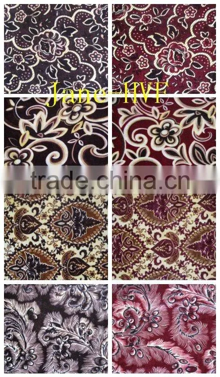 100% polyester printed velvet/high velour(bed sheet fabric)