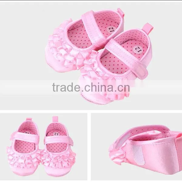 anti-slip soft sole princess baby girl shoes