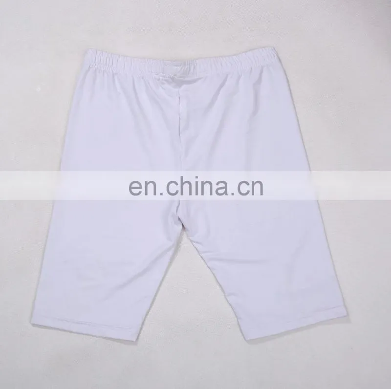 White Custom Soccer Compression Short