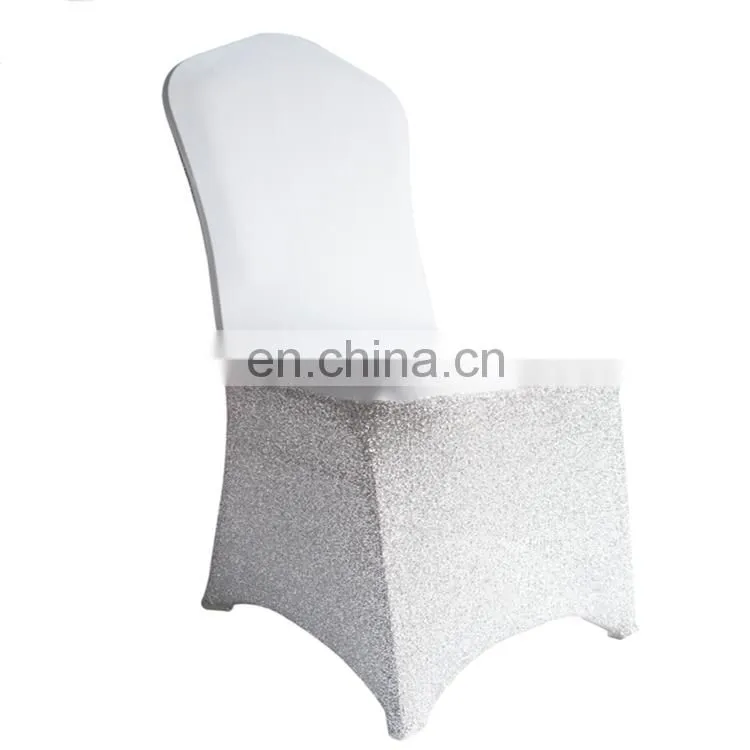 Wholesale Wedding Party Polyester Universal Chair Cover White