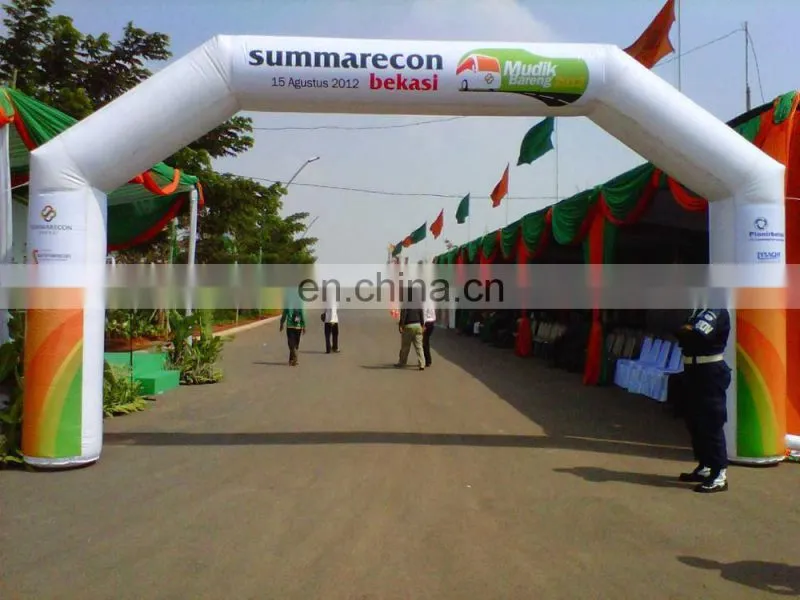 oxford cloth commercial inflatable archway for business event