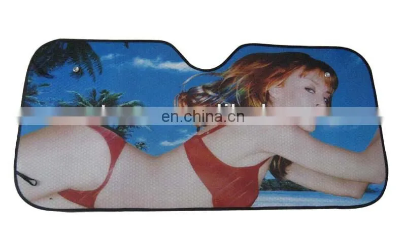 Foldable PE bubble front car sunshades