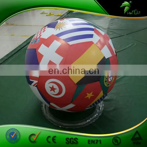 Soccer Shape Inflatable Double Layer Flag Balloon