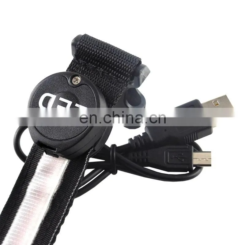 Best sale luminous flashing belt adjustable flashing belt running flashing belt