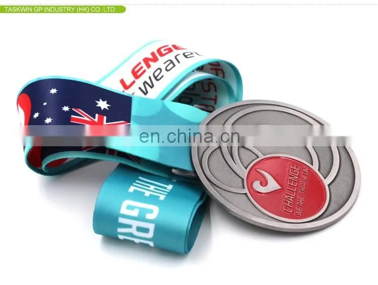 High quality custom metal medal , triathlon custom metal medal