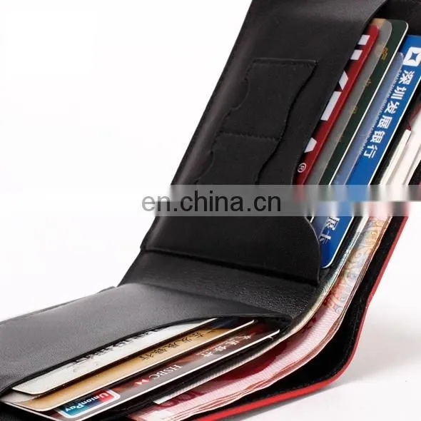 CUSTOM SPECIALIZED CHINESE HIGH QUALITY SMALL BLACK LEATHER WALLET