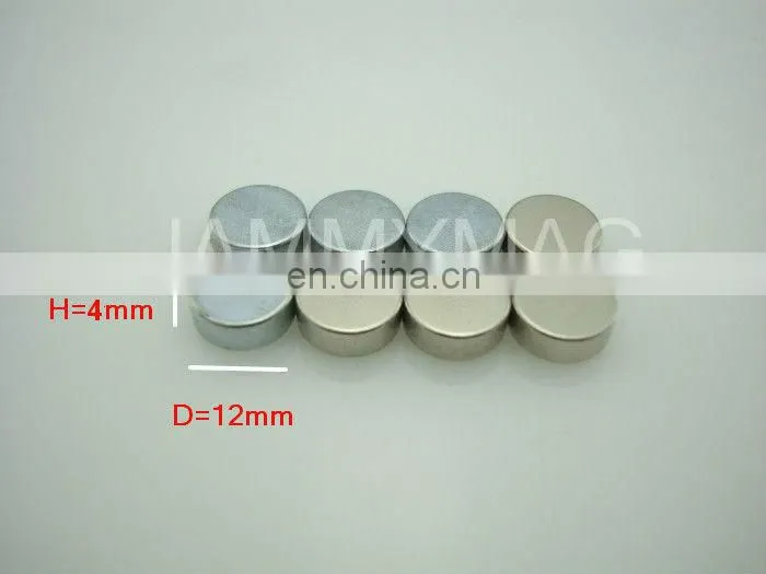 D12H4 neodymium n35/n38/n40/n42/n45/n48/n50/n52 magnet