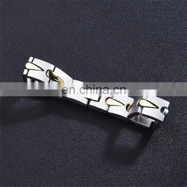 Wholesale pain relief magnetic bracelet stainless steel