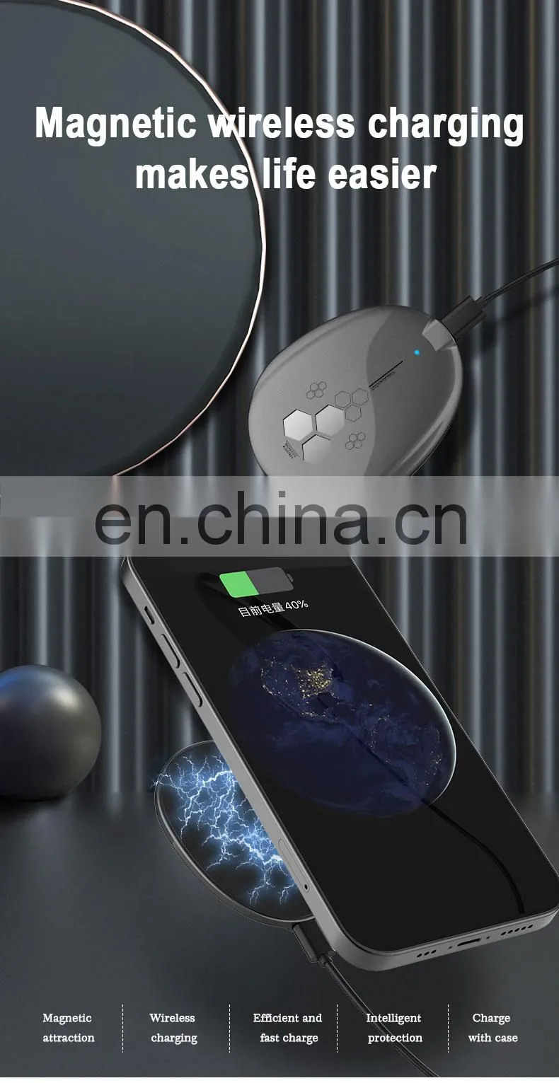 Ready Stock Magnetic Wireless Charger Manufacture Mobile Phone Wireless Charging Magnetic for Iphone 12 Pro Max X 11