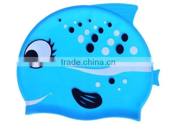2016 Eco-friendly multi-colour waterproof silicone swim cap,kids hat