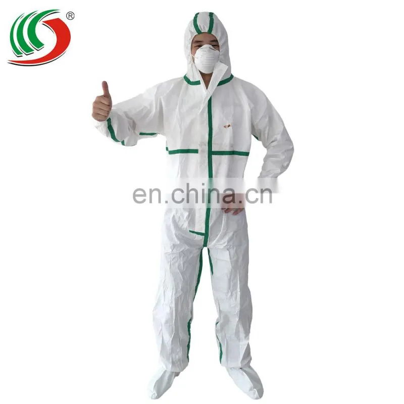 Disposable Surgical Gown Hospital Patient Gown Clothing Blue with High Quality