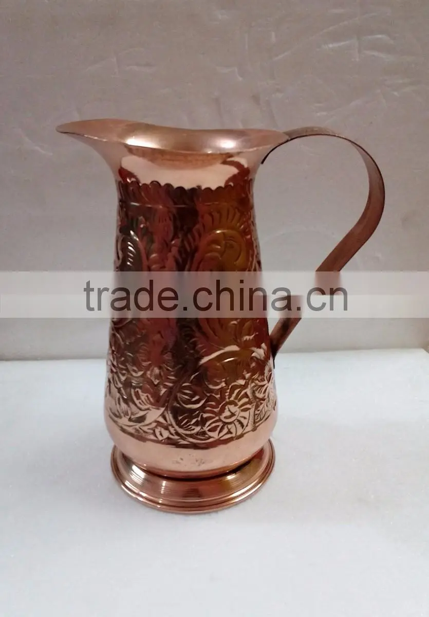 Copper Moscow Mule Mug Set Of Two With Wooden Box, Copper Mug With Custom Packing Service