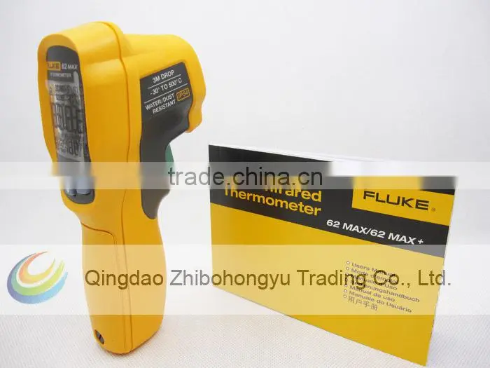 Fluke 62 MAX Handheld Dual Laser IR Infrared Thermometer Gun -30 to 650