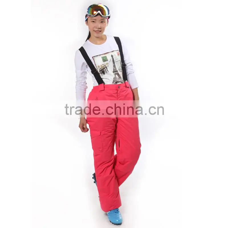 women custom design winter ski pants for outdoors
