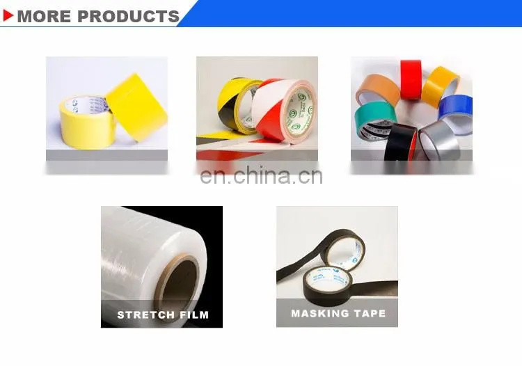 Multi Colors Safety Warning Strip Floor Marking PVC Tape