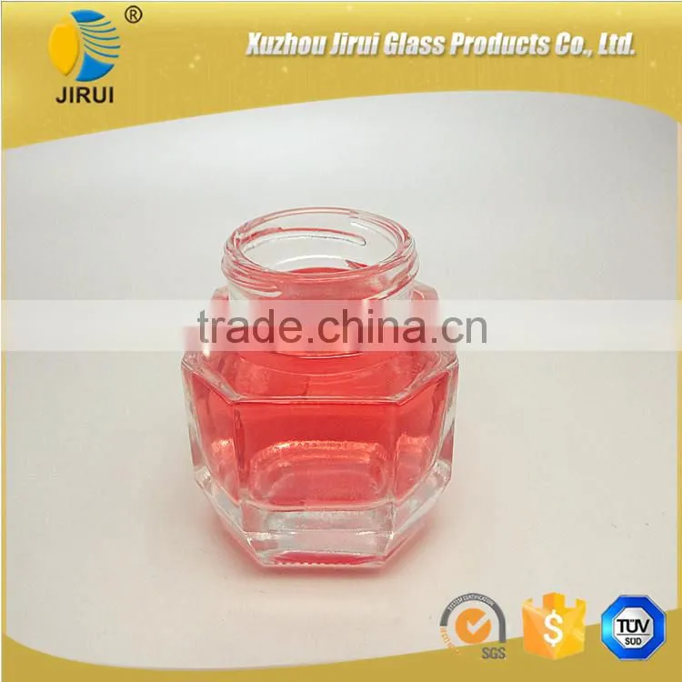 60oz empty glass jar for face cream wholesale