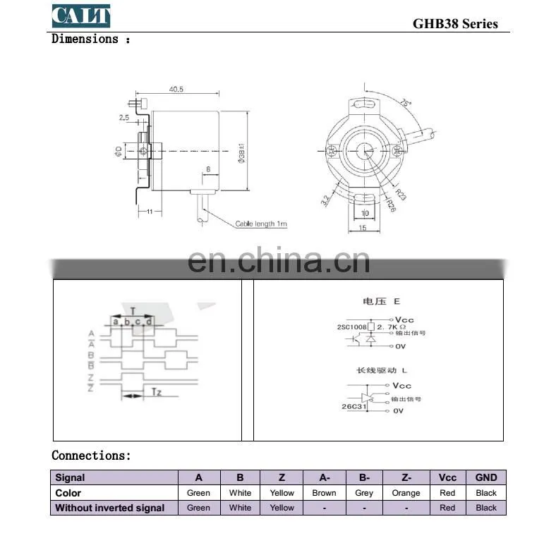 Small rotary pulse encoder cheap industrial encoder for embroidery machine