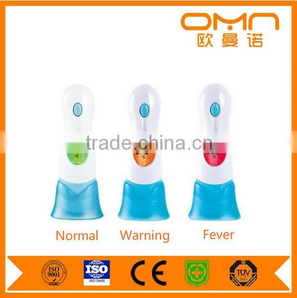 Most popular baby infrared thermometer dual mode forehead and ear thermometer