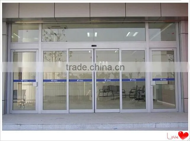 Double open Aluminum telescopic automatic sliding doors manufacturers