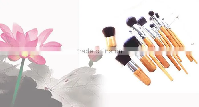Professional High quality 11pcs Soft animal hair makeup brush set