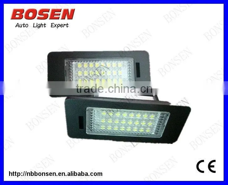 2014 hot design Q5 LED licence plate lamp with no errors, no warnings, no flickers, no OBC errors,super bright