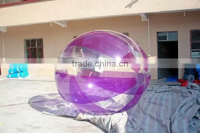 TPU/PVC transparent inflatable water walking ball ,ball shaped water bottle for kids and adults