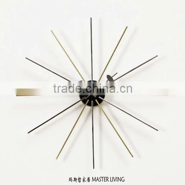 Decorative modern Star shaped wall Clock