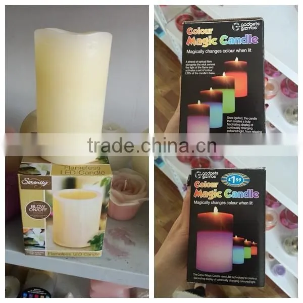 led candle single 3*8 inch