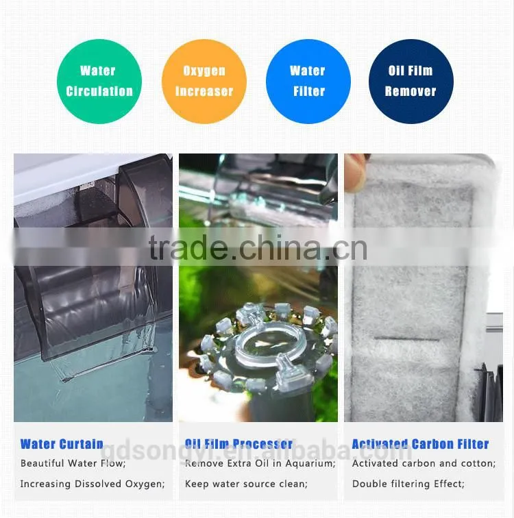 New Design Aquarium water filter with oil remover
