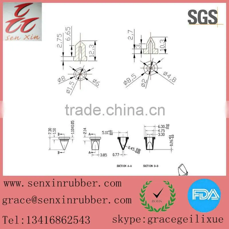 China supplier silicone umbrella valve/ duckbill check valve