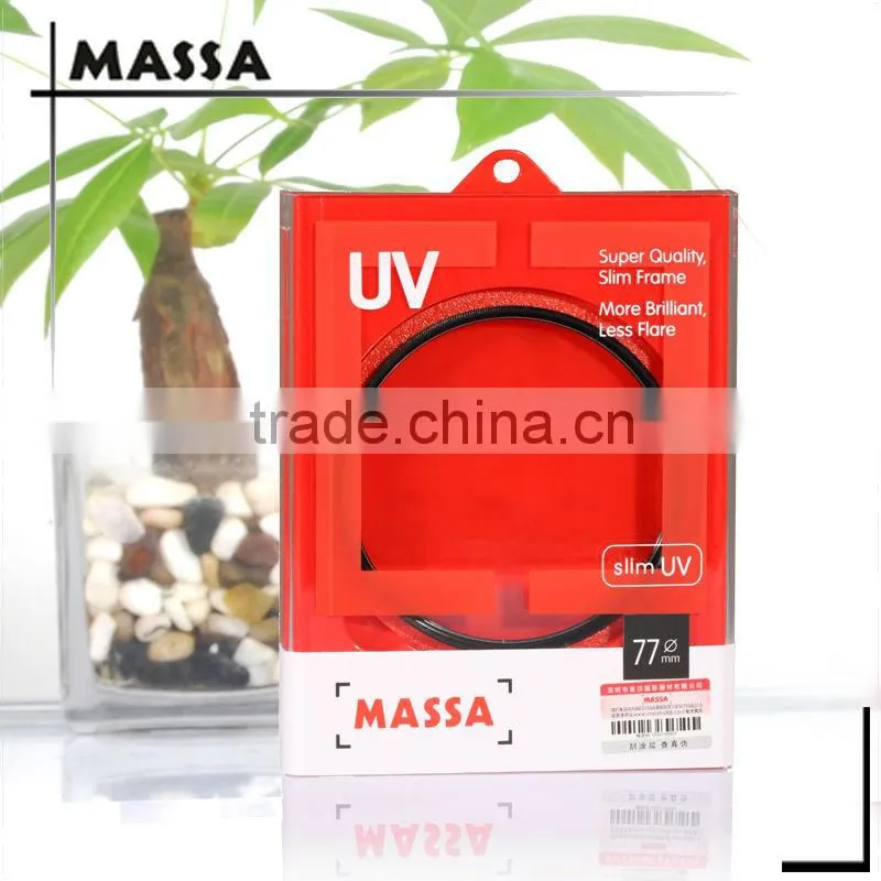 Massa super slim 77mm uv filter for camera lens